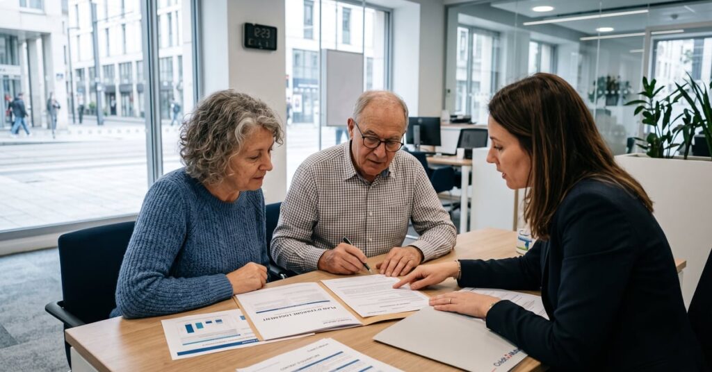 Plan épargne logement : livret d'épargne et clés de maison sur un bureau moderne
